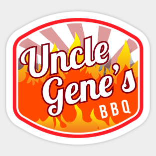 Uncle Gene’s BBQ Logo Sticker